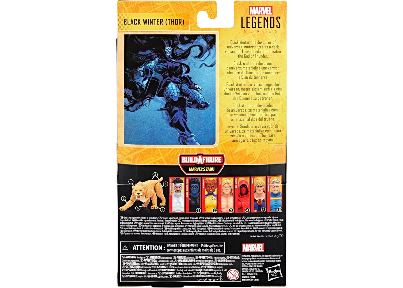 Фигурка Тор Черная Зима Legends Series Black Winter (Thor) Hasbro F9073
