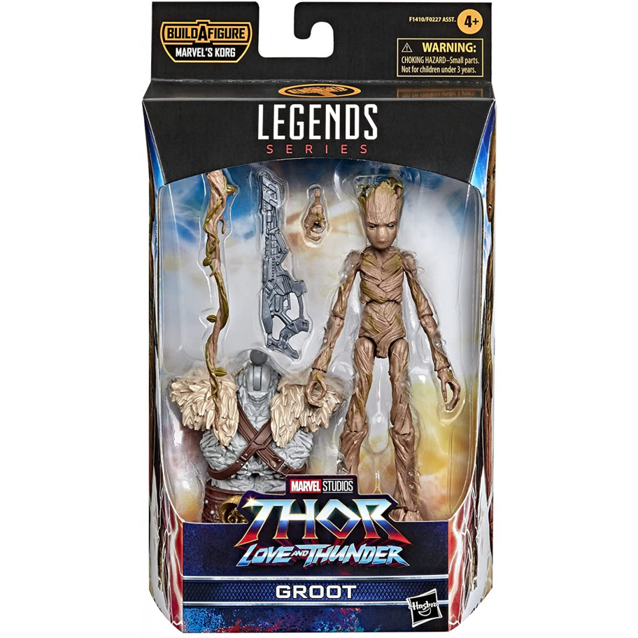 Фігурка Грут Тор Любов та Грім Legends Series Groot Thor Love and Thunder Baf Korg Hasbro F1410