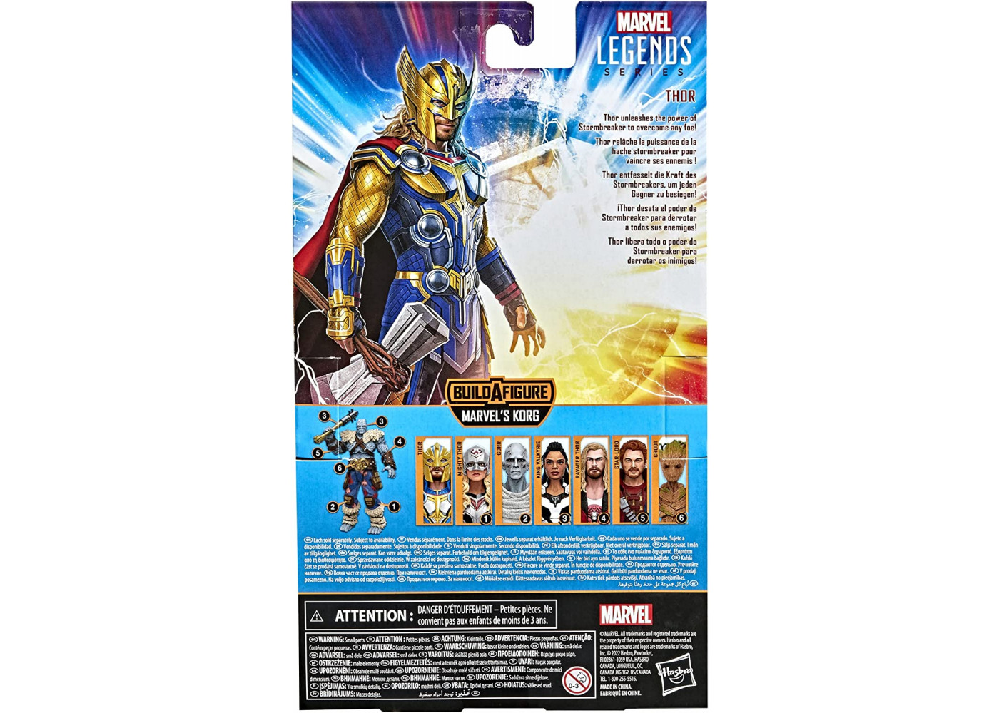 Фігурка Тор Любов та Грім Legends Series Thor Love and Thunder Baf Korg Hasbro F1045