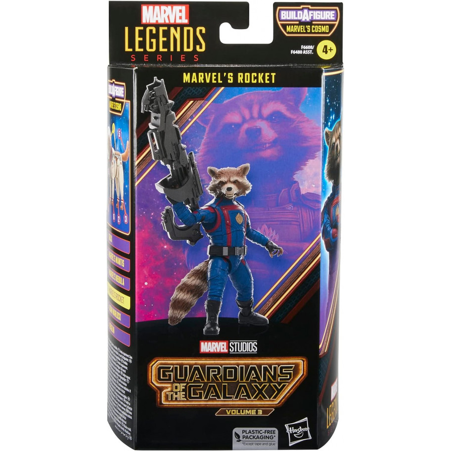Фігурка Єнот Ракета Вартові Галактики Marvel Legends Series Rocket Hasbro F6608