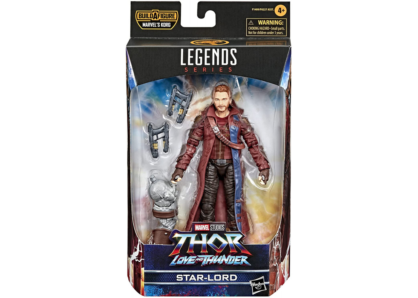 Фигурка Звездный Лорд Тор Любовь и Гром Legends Series Star-Lord Thor Love and Thunder Baf Korg Hasbro F1409