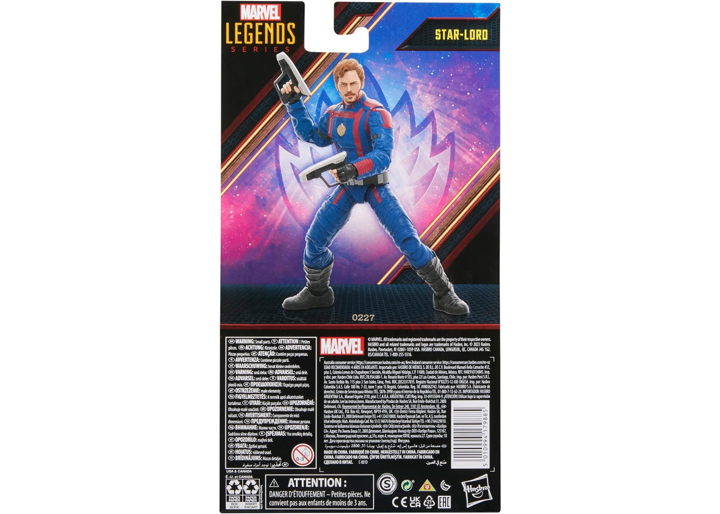 Фігурка Зоряний Лорд Вартові Галактики Marvel Legends Series Star-Lord Hasbro F6602