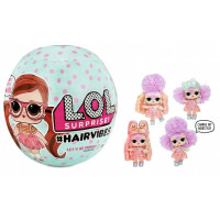 Кукла Лол 15 Сюрпризов С Длинными Волосами Серия L.O.L. Surprise Mystery Hair Vibes Ball 15 Suprises MGA 56475