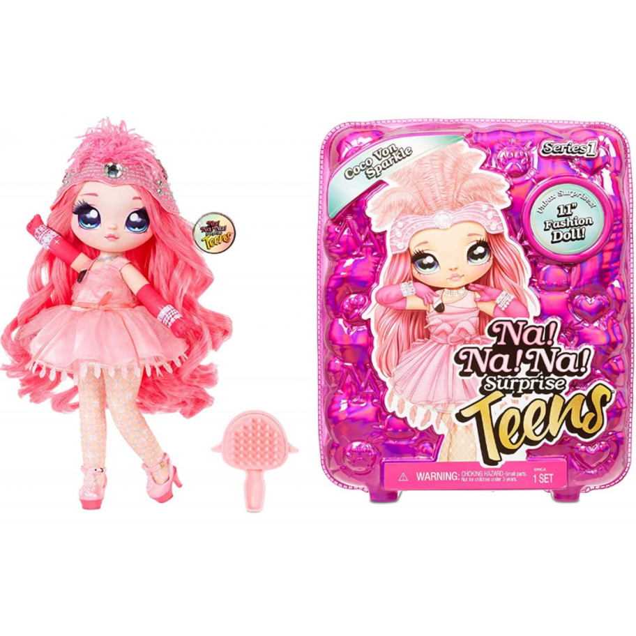 Мягкая Кукла Фламинго Коко Вон Спаркл Flamingo Soft Fabric Doll MGA 572596