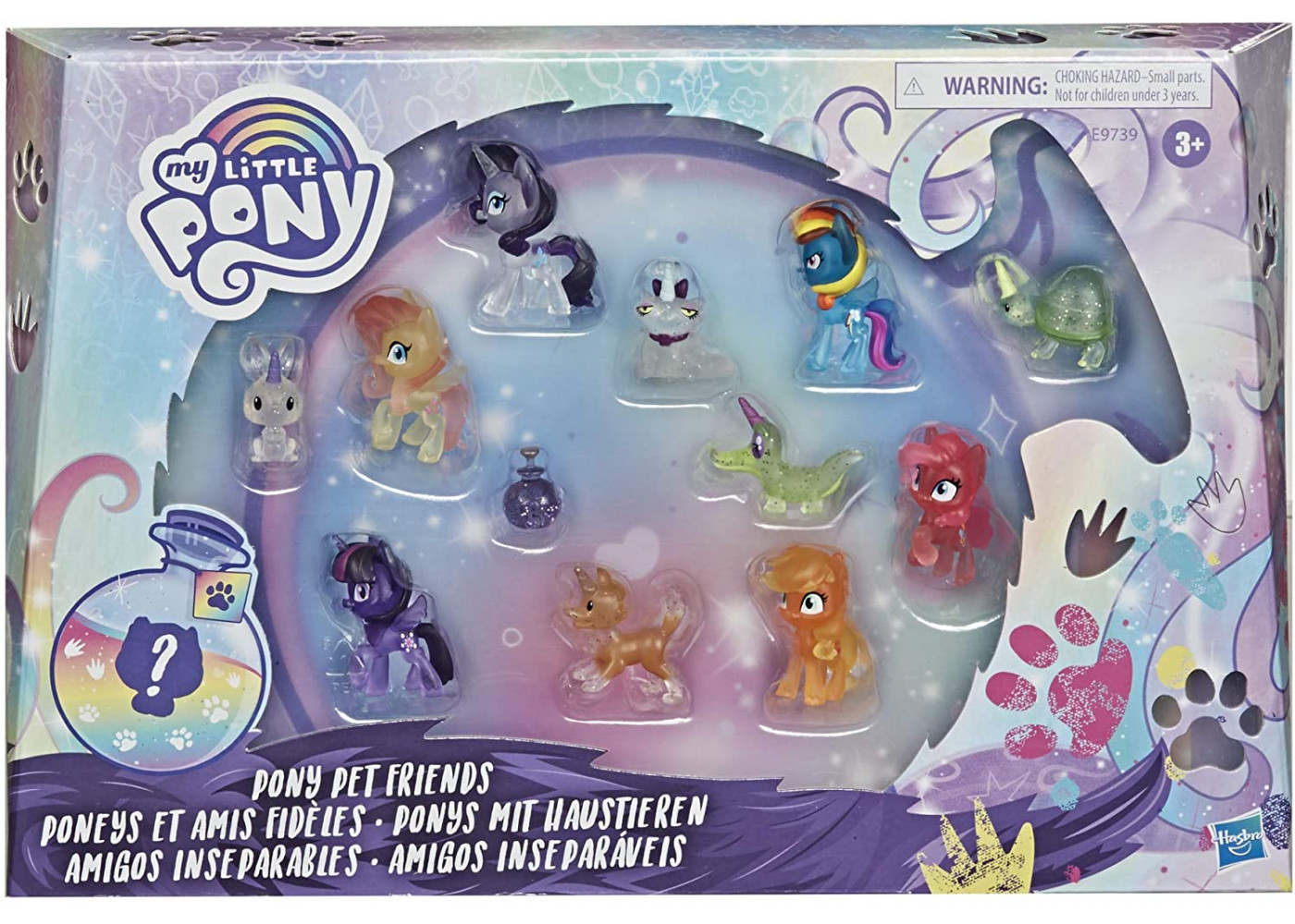 Фігурки 12 шт Моя Маленька Поні Друзі Вихованці My Little Pony Pet Friends Hasbro E9739