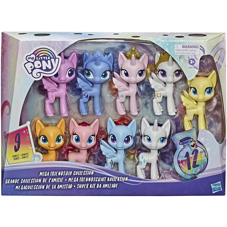 Фигурки 12 шт Моя Маленькая Пони Друзья Питомцы My Little Pony Pet Friends Hasbro E9614