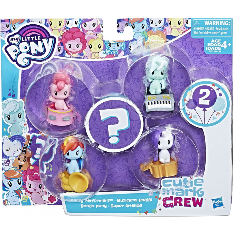 Фигурки Моя Маленькая Пони Исполнители Вечеринки My Little Pony Party Performers Hasbro E2729