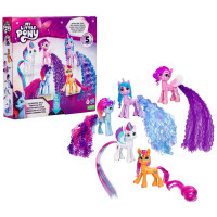 Набір 5 фігурок Поні Святкові Хвости My Little Pony Celebration Tails Hasbro 122583