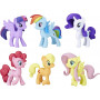 Набір з 6 Фігурок Моя Маленька Поні My Little Pony Friendship is Magic 6 Ponies Hasbro E1970