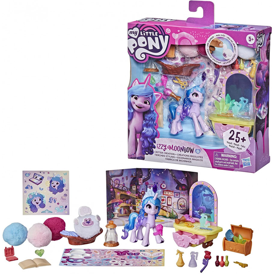 Пони Иззи Мунбоу 25 аксессуаров My Little Pony Izzy Moonbow Hasbro F2935