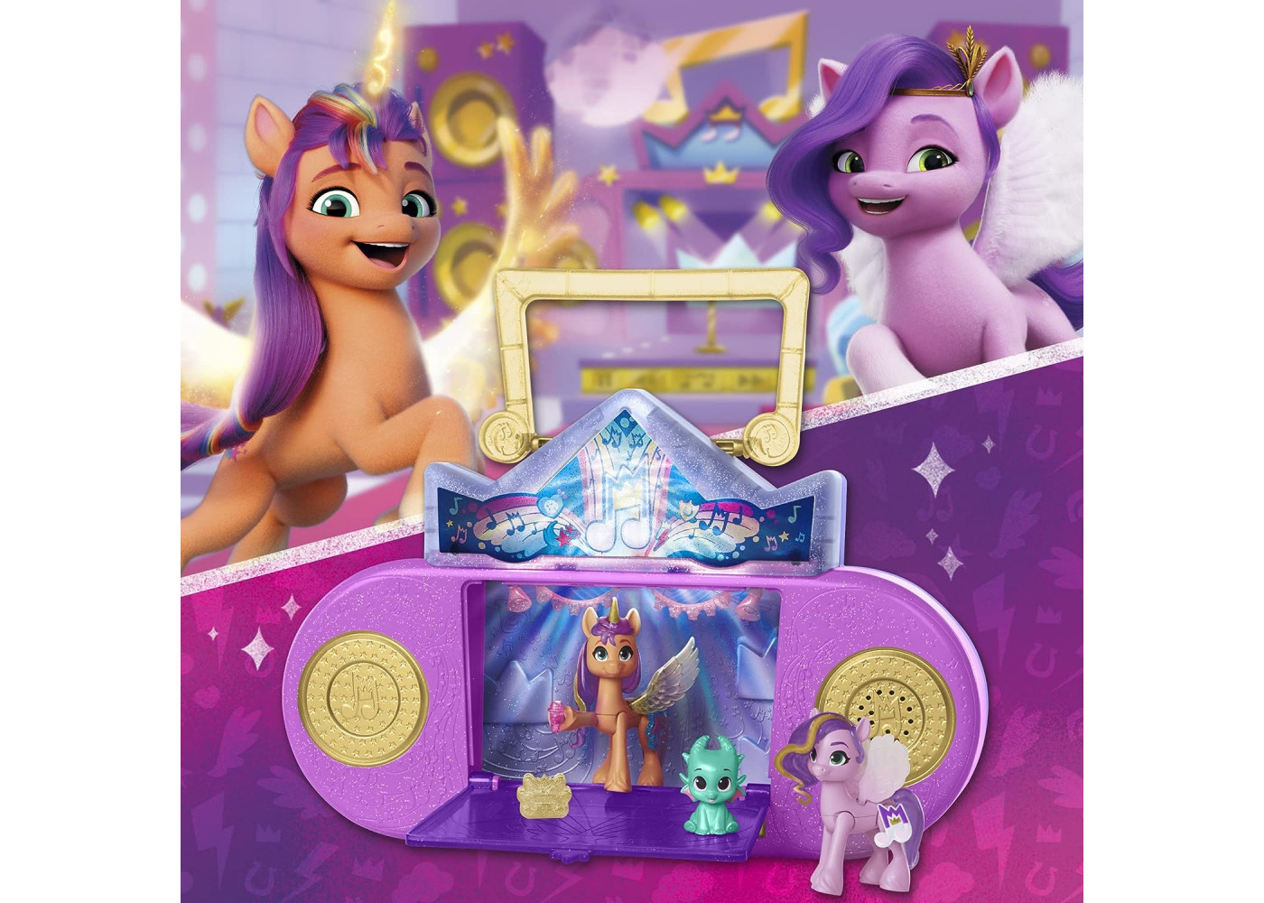 Купить Набор Пони 2 в 1 Салон-Караоке 20 аксессуаров My Little Pony Musical  Mane Melody Hasbro F3867 по цене 1 349 грн. от производителя