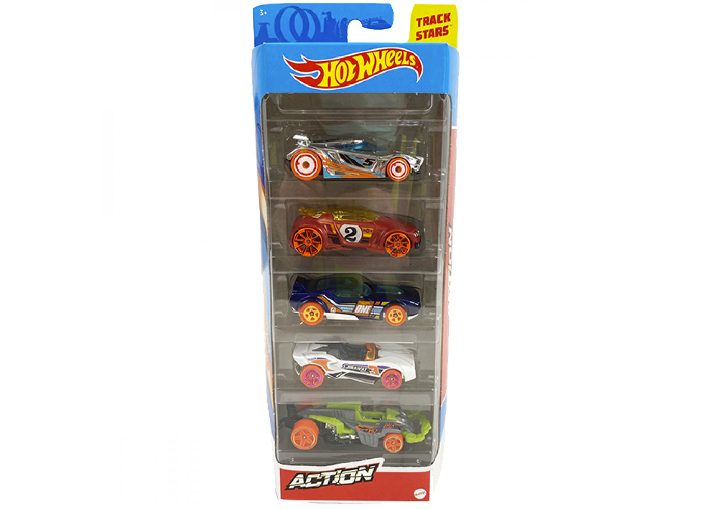 Набор из 5 машинок Хот Вилс  Action Hot Wheels Mattel GHP64