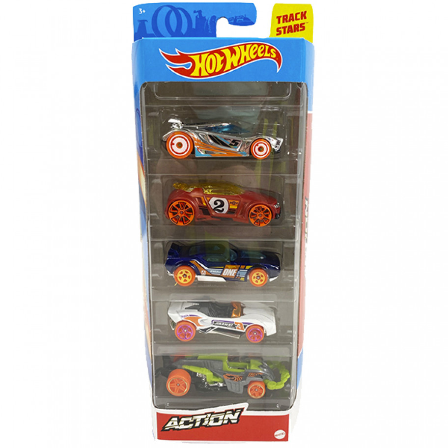 Набор из 5 машинок Хот Вилс  Action Hot Wheels Mattel GHP64