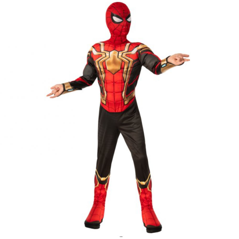 Детский Костюм Человек-Паук со световыми эффектами 4-6 лет Classic Child Costume Iron Spider Man No Way Home Rubies 702796