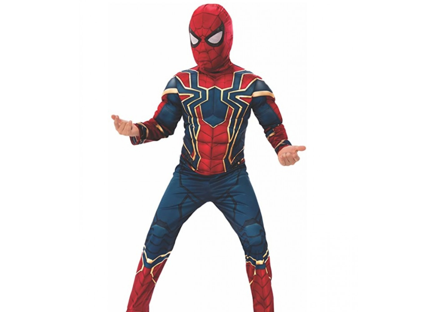 Детский Костюм Ирон Спайдермэн с Маской 4-6 лет Marvel Costume Iron Spiderman Rubie's 702268