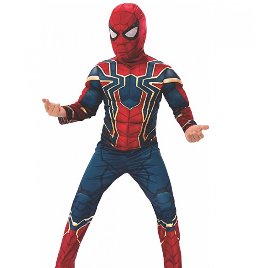 Детский Костюм Ирон Спайдермэн с Маской 4-6 лет Marvel Costume Iron Spiderman Rubie's 702268