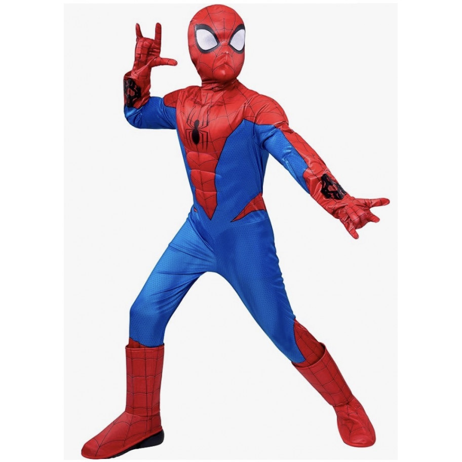 Детский Костюм с Мускулами Человек-паук Marvel Costume Spider-Man Jazwares 45264