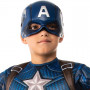 Детский Костюм с Маской Капитан Америка 4-6 лет рельефный Marvel Costume Captain America Rubies 702265S