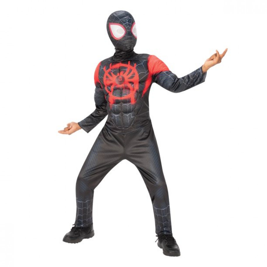 Дитячий костюм з маскою Людина Павук Майлз Моралес 4-6 років Marvel Costume Morales Spiderman Rubies 702270