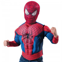 Детский Костюм с Мускулами и Маской Человек-паук S 4-6 лет Marvel Costume Spider-Man 36090