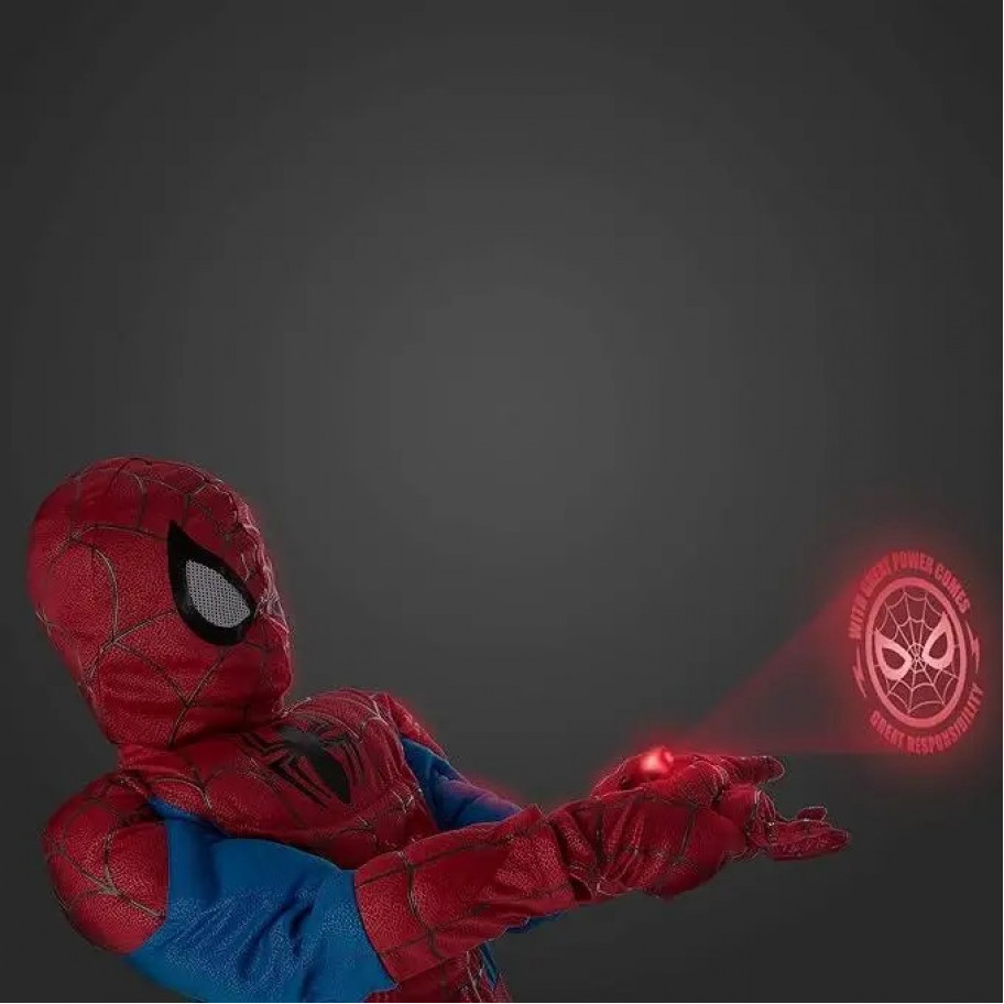 Детский Костюм с Мускулами и Лазером Человек-паук Дисней Marvel Spider-Man Costume Disney 702072
