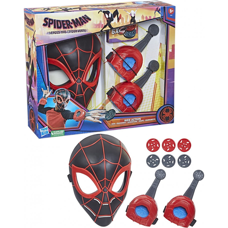 Набор Маска и Бластер с Перчатками Человек Паук Spider-Man Mask Hasbro F6102