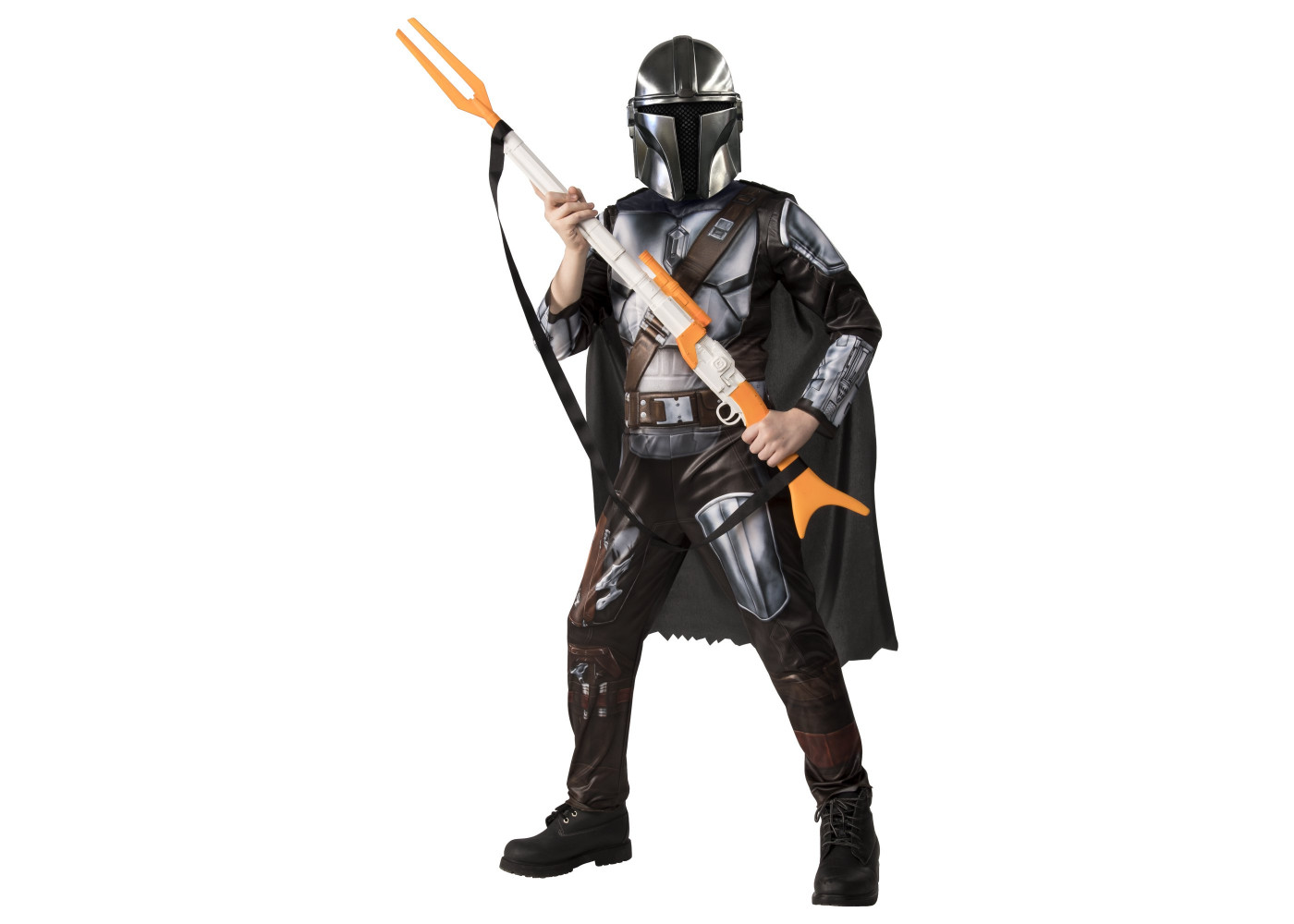 Костюм Мандалорца с Мускулами 4-6 лет 110-126 см Star Wars The Mandalorian Child Luxury Costume 702279