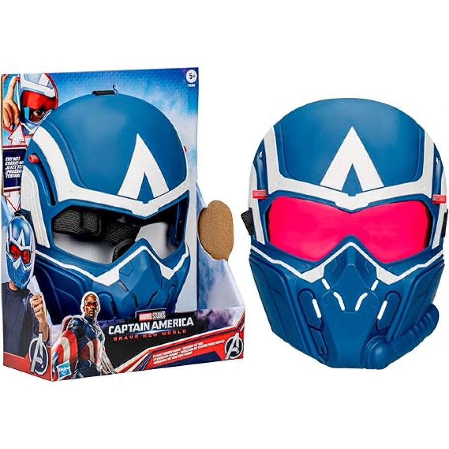 Маска Капитан Америка Марвел Captain America Brave New World Flight Vision Mask Hasbro F9303