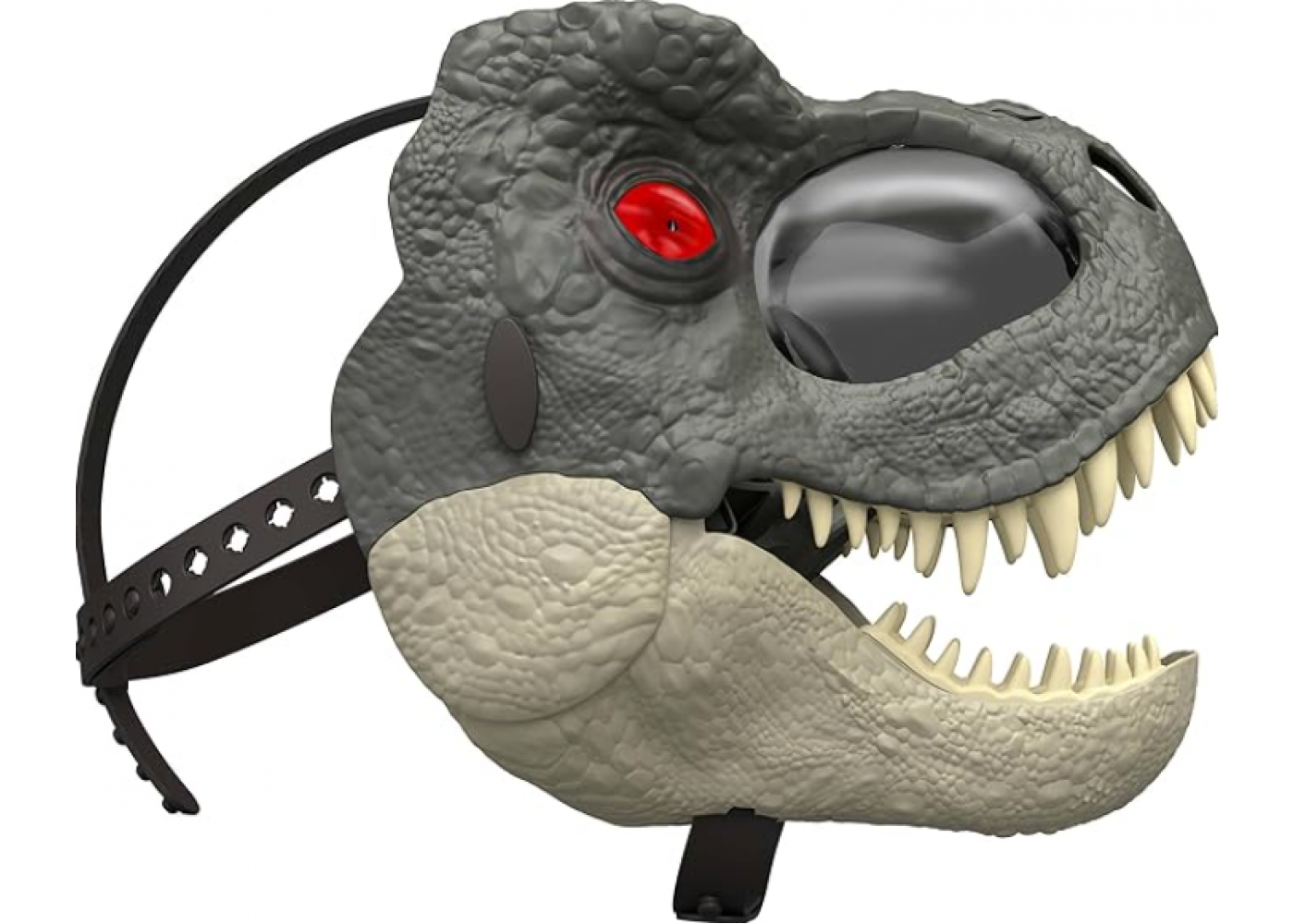 Маска Динозавр Тираннозавр Рекс с движимой челюстью звук и свет Jurassic World T-Rex Rage N Roar Mattel JGW41