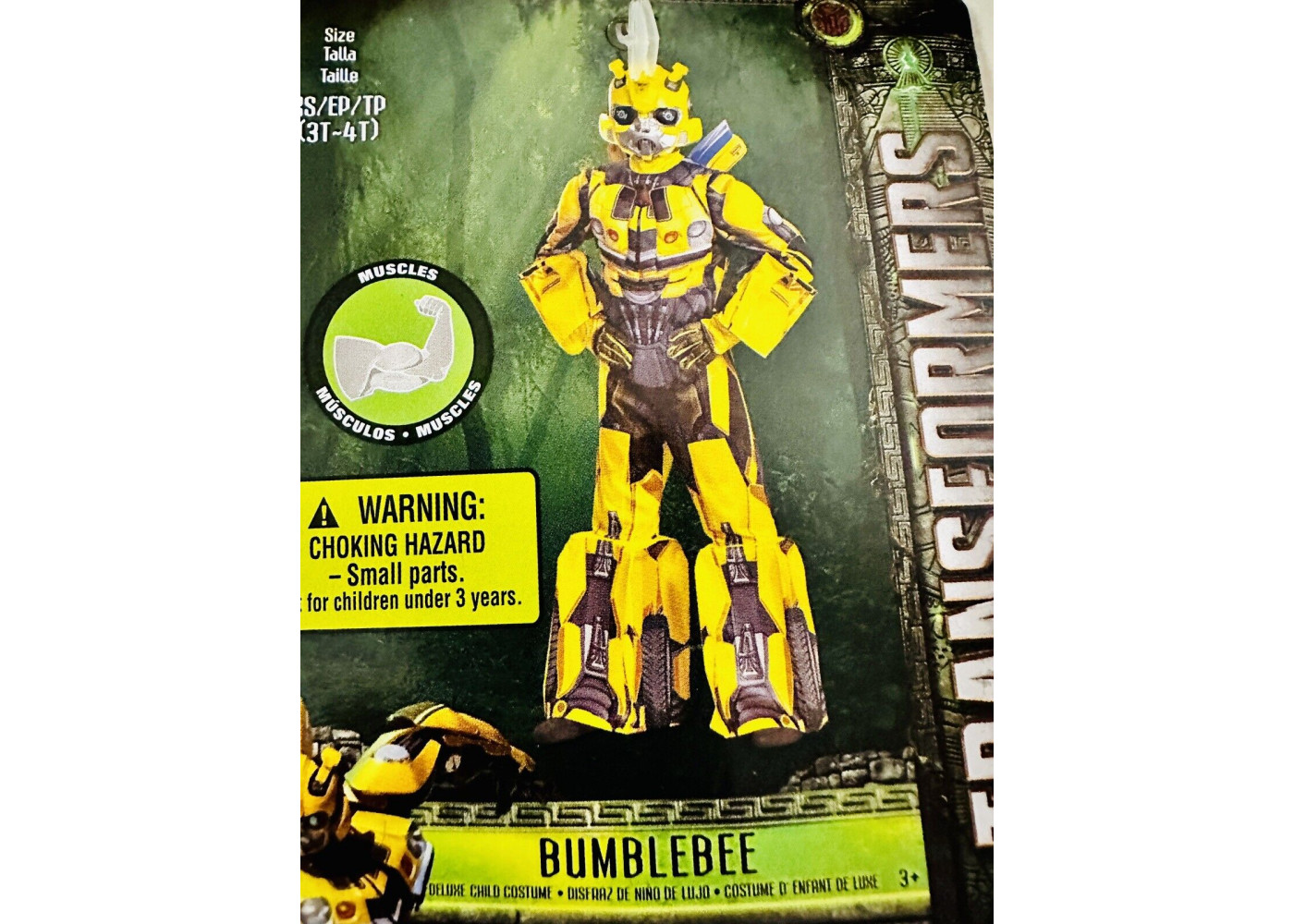 Костюм Трансформер Бамблби 4-6 лет с маской 109-126 см Transformers Bumblebee Deluxe Costume S05944