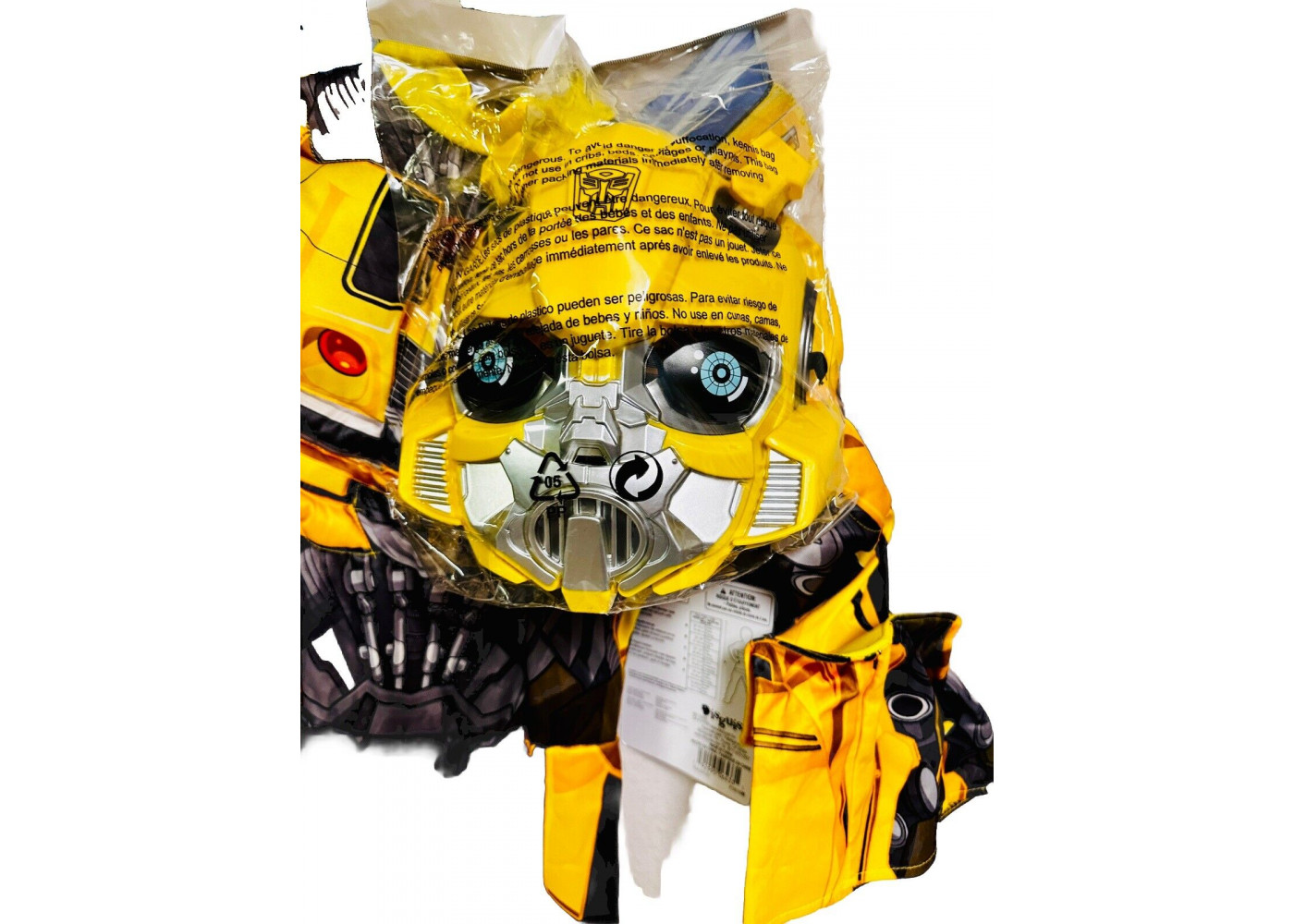 Костюм Трансформер Бамблби 4-6 лет с маской 109-126 см Transformers Bumblebee Deluxe Costume S05944