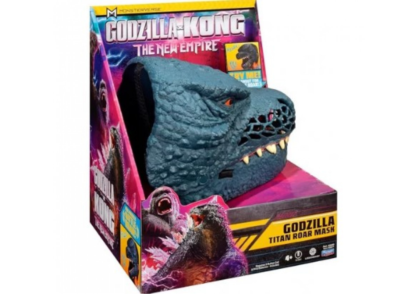 Маска Годзилла с движимой челюстью (Уценка) Godzilla Interaction Mask Playmates Toys B35671