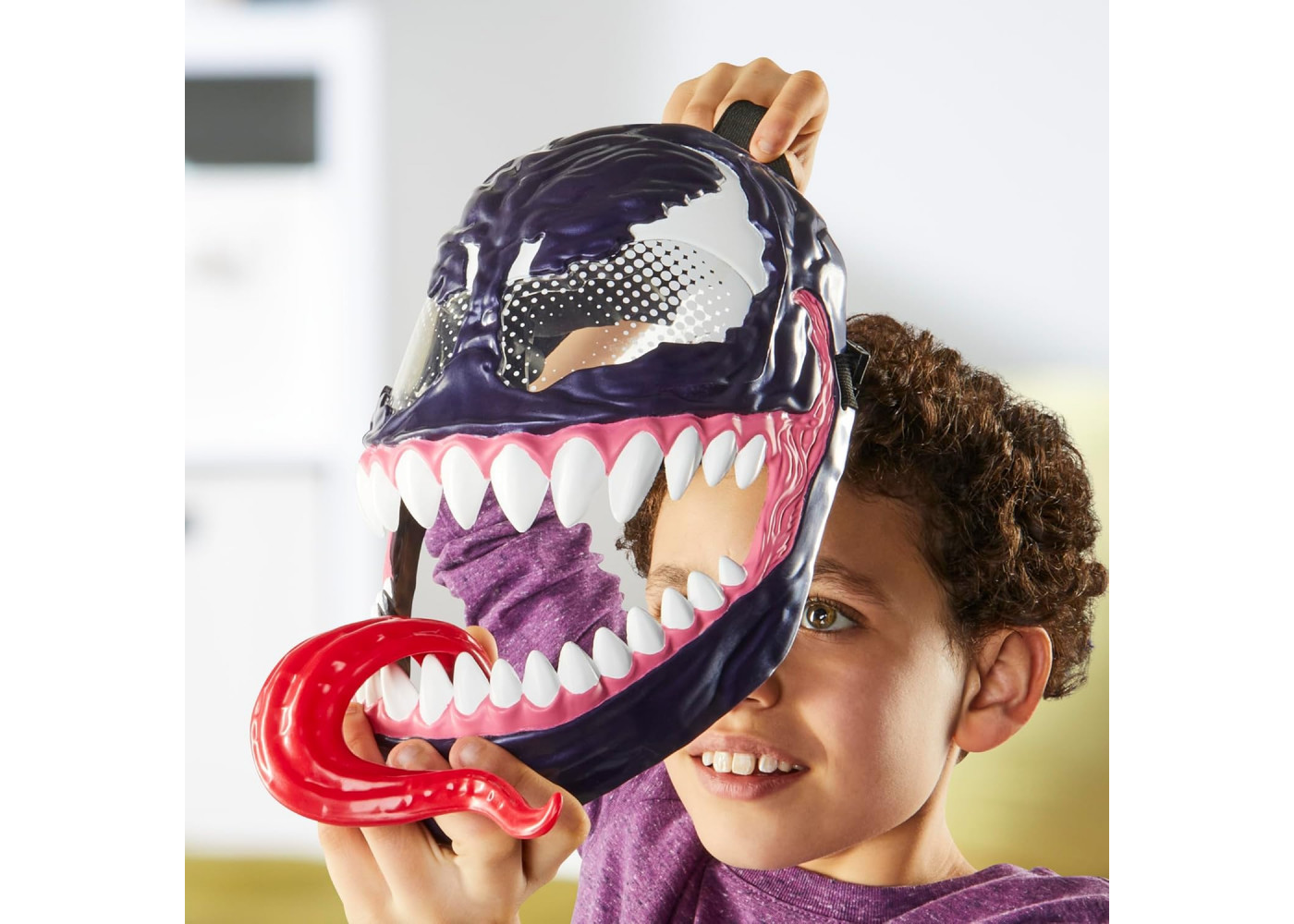 Маска Веном с языком Человек-Паук Marvel Spider-Man VenomVersus Venom Hasbro G0729