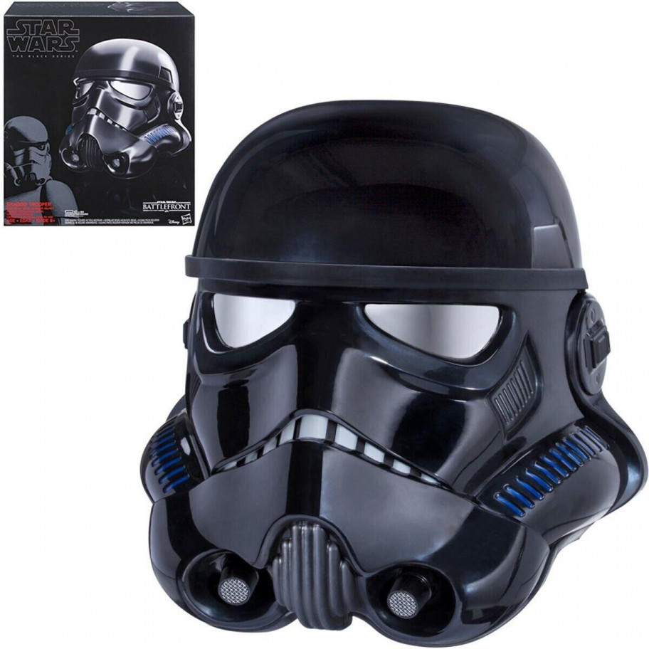 Шолом (без коробки) Штурмовик-Тінь ​​зміна голосу Преміум Star Wars Shadow Trooper Voice Changer Helmet Hasbro BC0063
