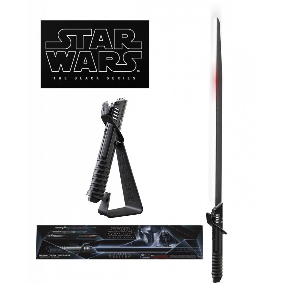 Елітний Темний Меч Мандалорець Звук та Світло Зоряні Війни The Black Series Mandalorian Darksaber Force FX Hasbro F1269