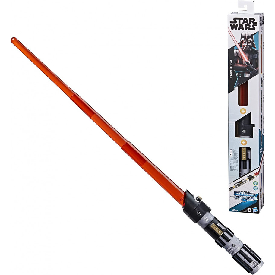 Световой Меч Дарта Вейдера звуки свет Star Wars Darth Vader Lightsaber Forge Hasbro F1167