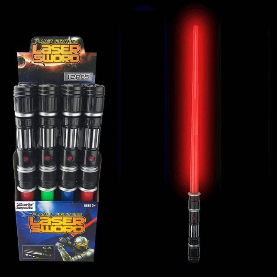 Световой Меч Звездные Войны Красный световые и звуковые эффекты Star Wars Electronic Lightsaber Liberty Imports 8108-1R