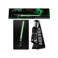 Элитный Световой Меч Йода (Примята Коробка) Звук и Свет Звездные Войны Black Series Yoda Elite Hasbro BF8683