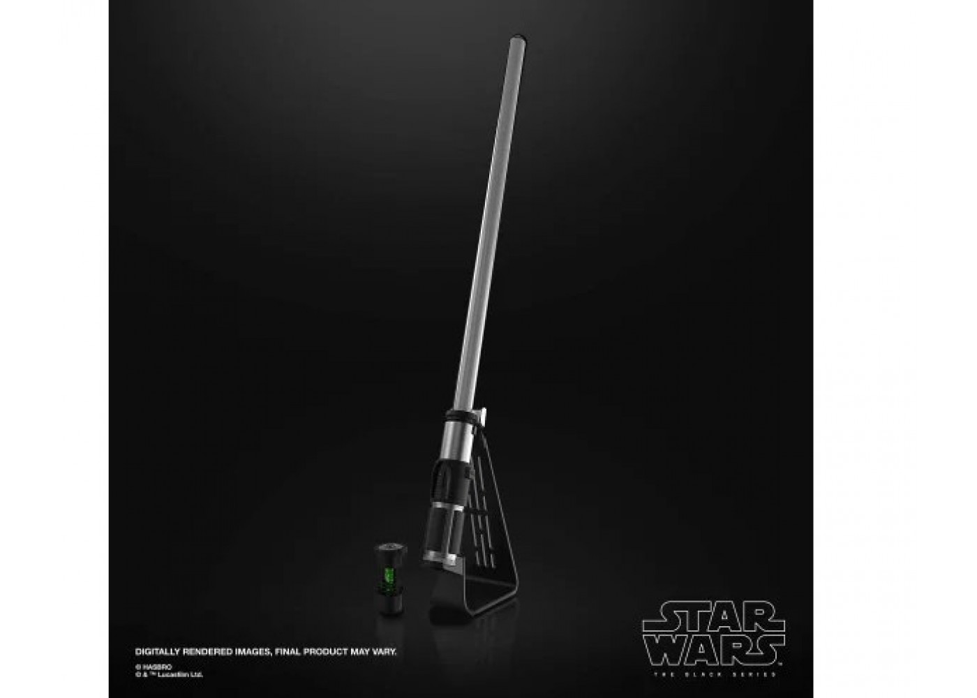 Элитный Световой Меч Йода (Примята Коробка) Звук и Свет Звездные Войны Black Series Yoda Elite Hasbro BF8683