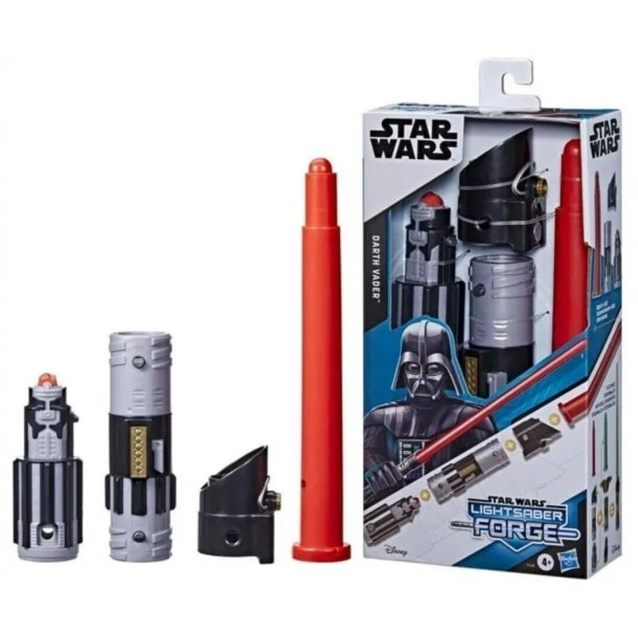 Световой Меч Дарта Вейдера звуки свет Star Wars Darth Vader Lightsaber Forge Hasbro F4126