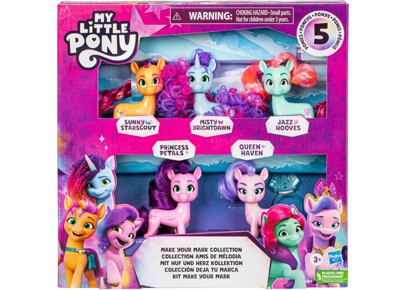 Набор 5 шт Моя Маленькая Пони Зажги Cвою Искорку My Little Pony Make Your Mark Collection Hasbro F6820