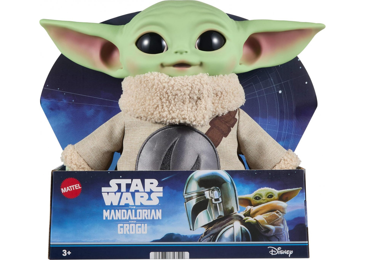 Малюк Йода 28 см Зоряні Війни Мандалорець та Грогу Star Wars Mandalorian and Grogu Mattel JKN43