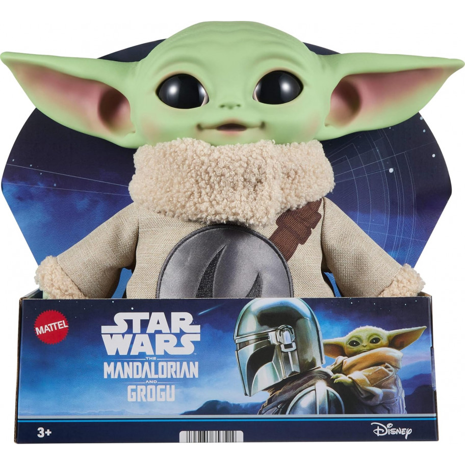 Малюк Йода 28 см Зоряні Війни Мандалорець та Грогу Star Wars Mandalorian and Grogu Mattel JKN43