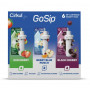 Картридж Cirkul 6 шт Вкус Киви-Ягоды, Ягодный Пунш, Вишня GoSip Flavor Cartridgewith Caffeine Cirkul 41229