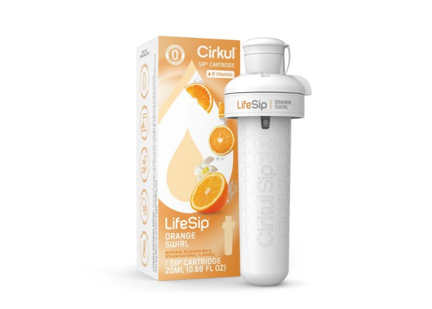 Картридж Cirkul LifeSip зі Смаком Апельсин-Ваніль 1 шт Orange Swirl Flavor Cartridge 41075-17