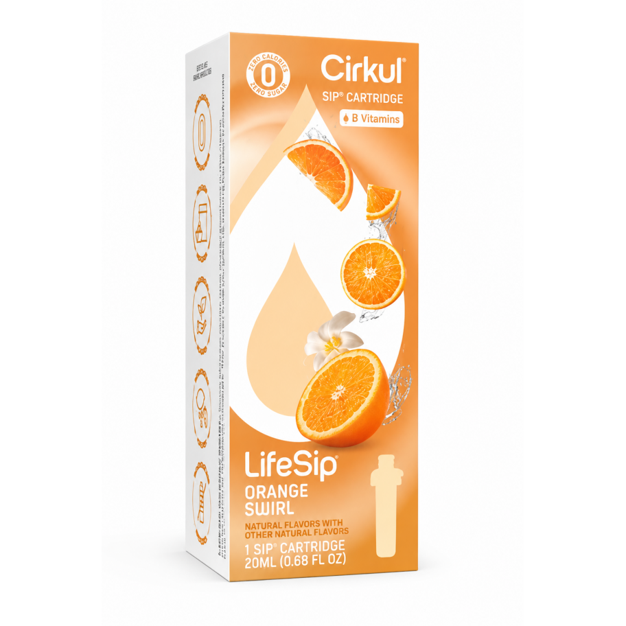 Картридж Cirkul LifeSip зі Смаком Апельсин-Ваніль 1 шт Orange Swirl Flavor Cartridge 41075-17
