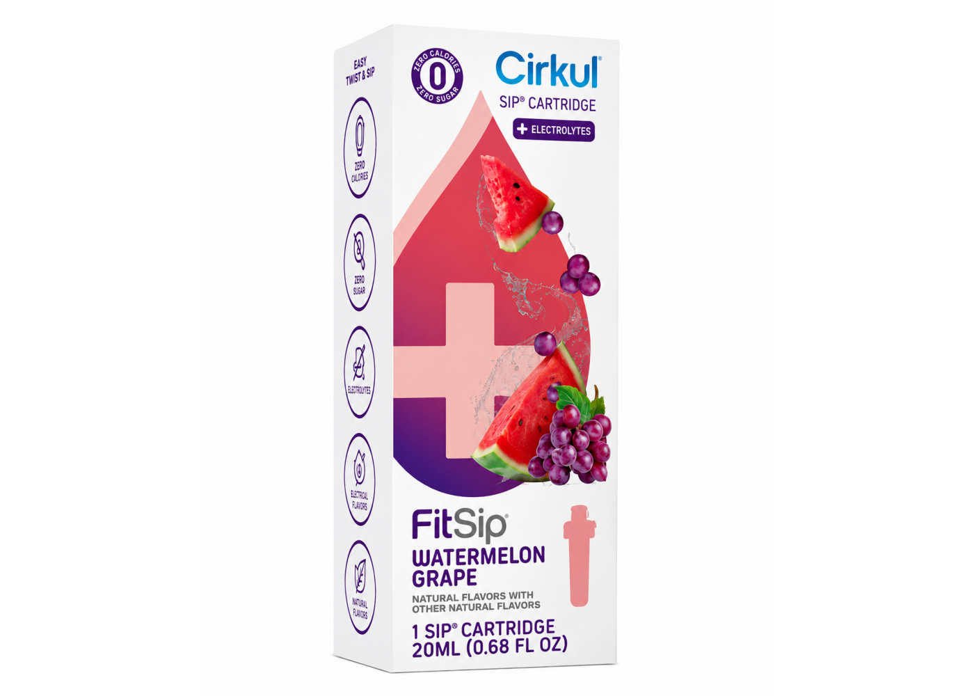 Картридж Cirkul FitSip зі Смаком Кавун Виноград 1 шт Watermelon Grape Flavor Cartridge 41085-13