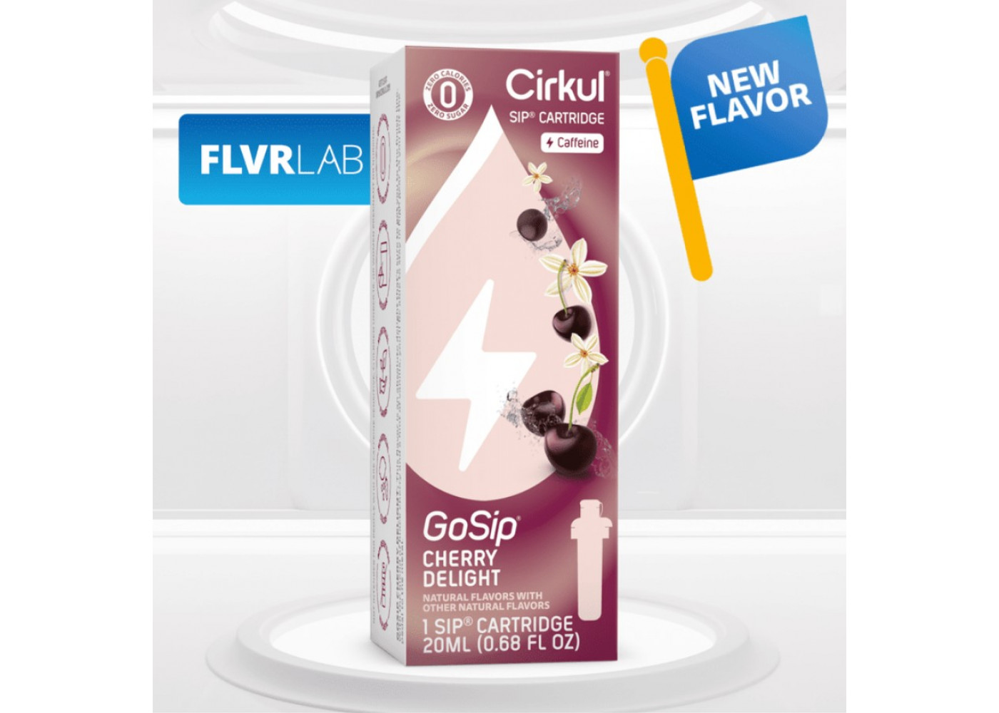 Картридж Cirkul GoSip зі Смаком Вишнева Насолода 1 шт Cherry Delight Flavor Caffeine Cartridge 41086-14