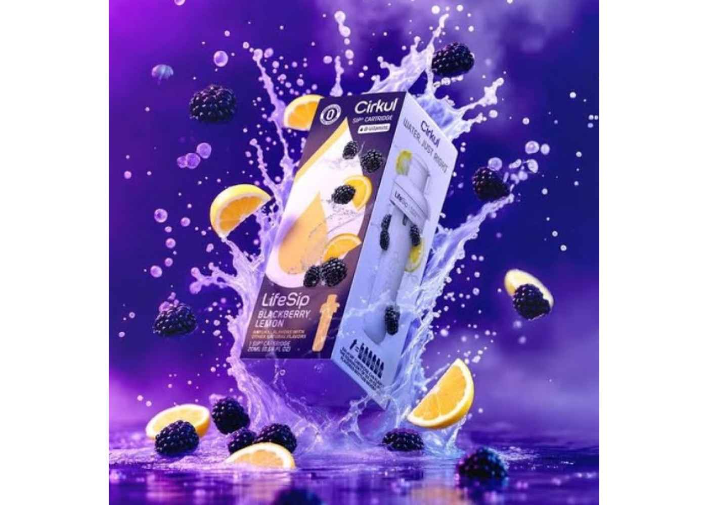 Картридж Cirkul LifeSip зі Смаком Ожина-Лимон 1 шт Blackberry Lemon Flavor Cartridge 41075-18