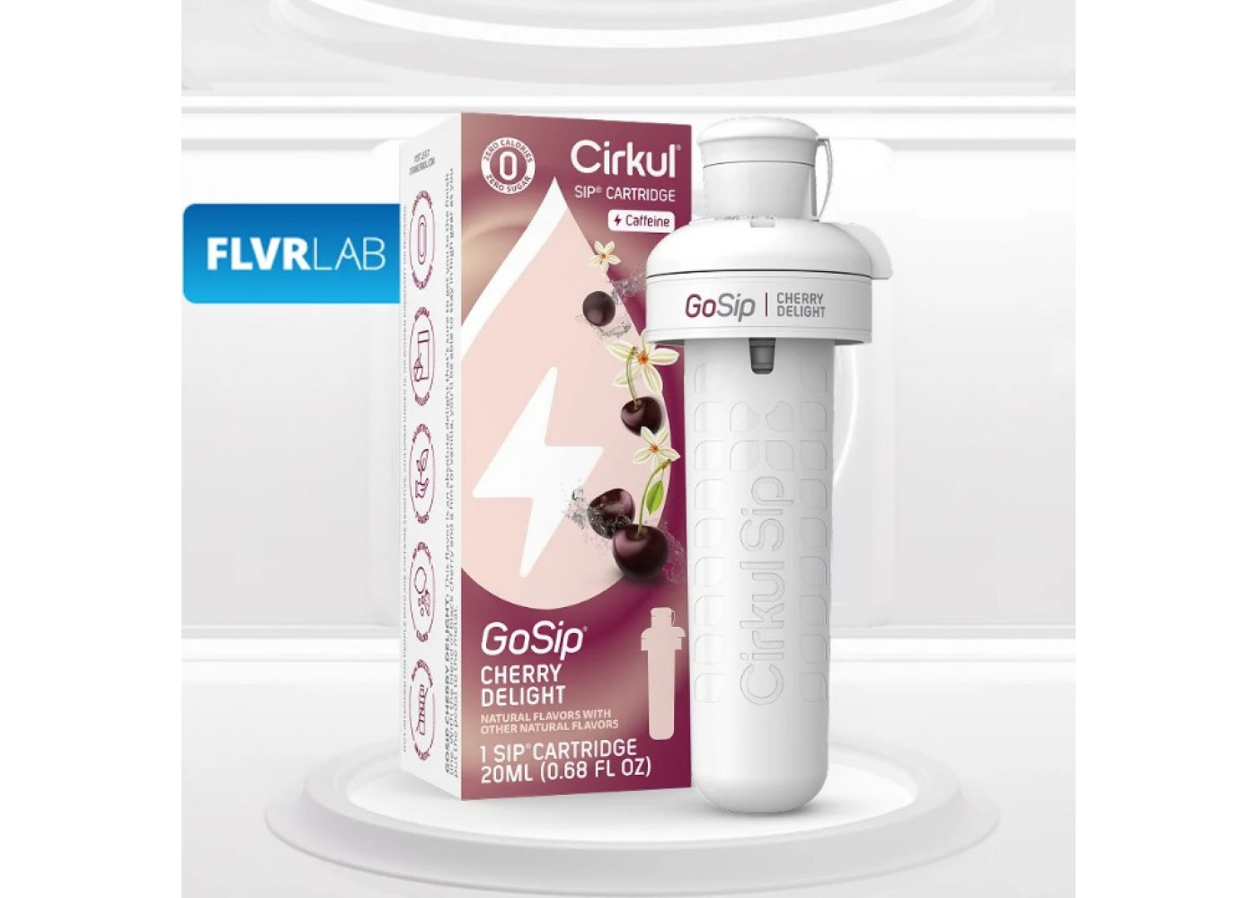 Картридж Cirkul GoSip зі Смаком Вишнева Насолода 1 шт Cherry Delight Flavor Caffeine Cartridge 41328-1